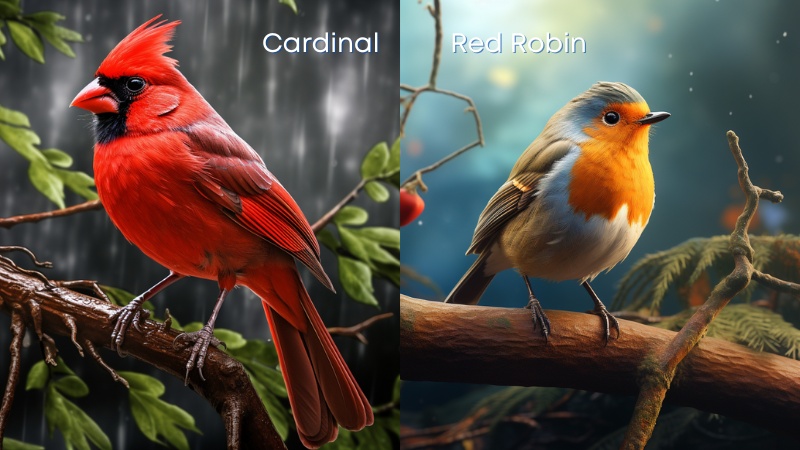 red robin vs cardinal